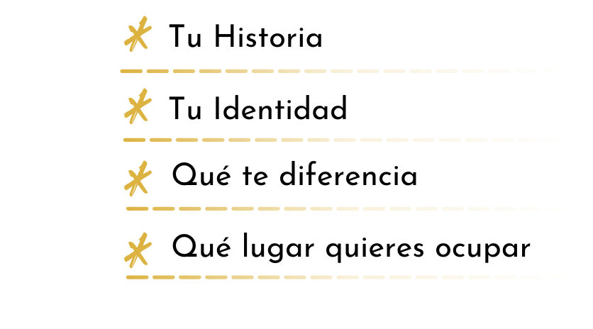 Miriam López Ortega plantea las cuatro preguntas clave para construir una estrategia de marca: tu historia, tu identidad, qué te diferencia y qué lugar quieres ocupar